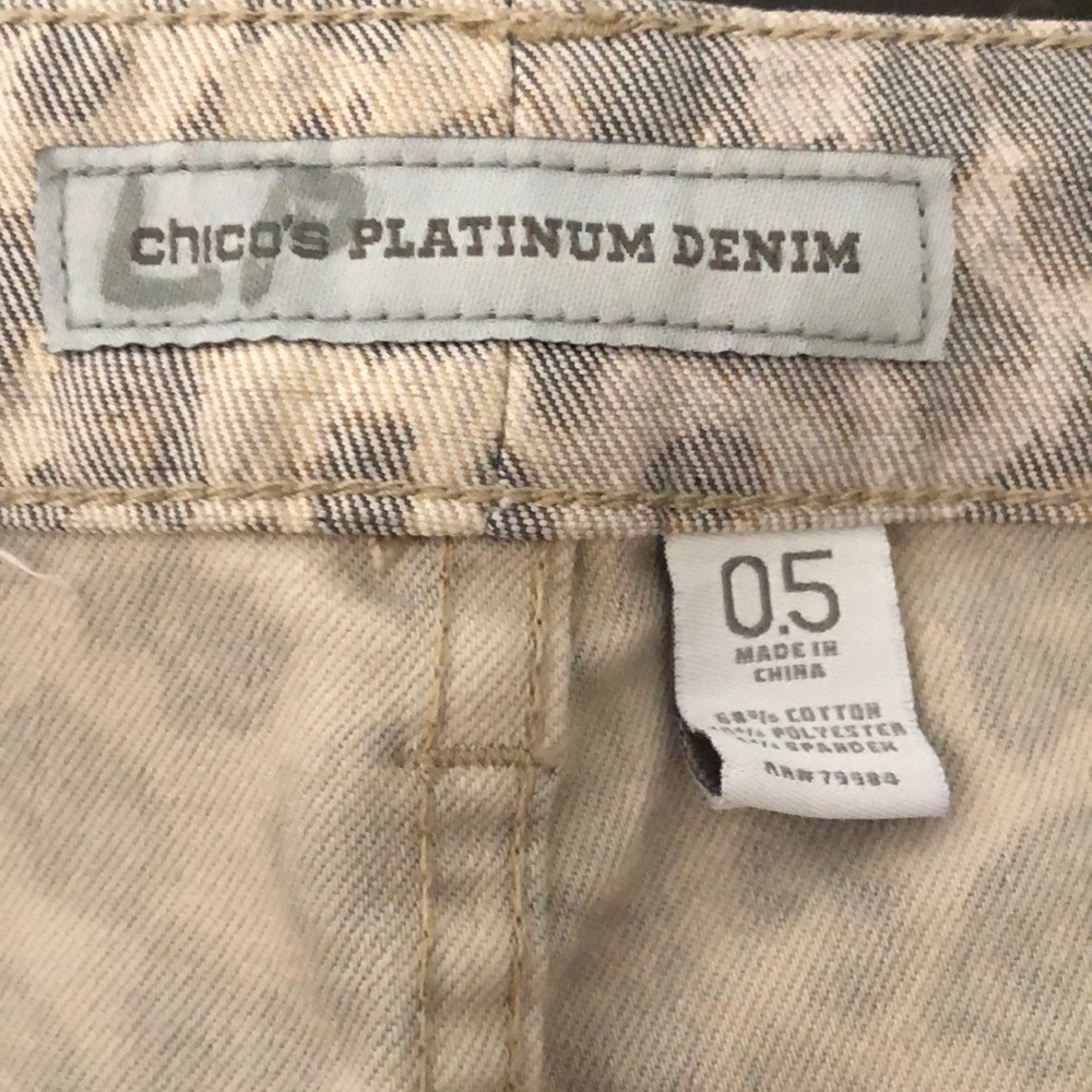 Chico’s platinum denim